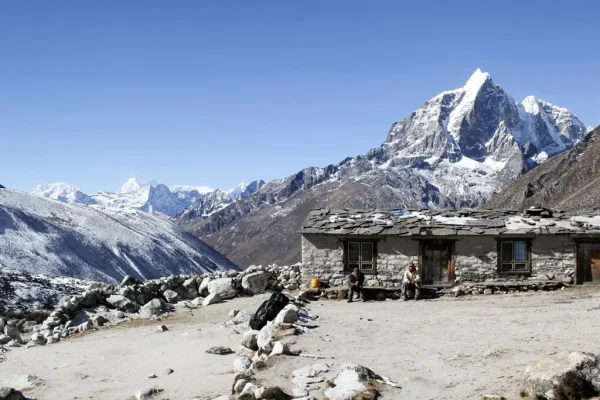 Beautiful view of Chhukung village