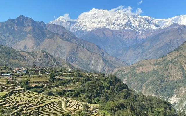 VIew of Dharapani village