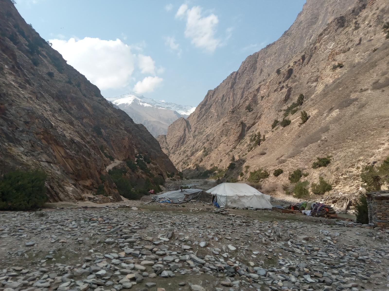 Laini village on the way to lower dolpa