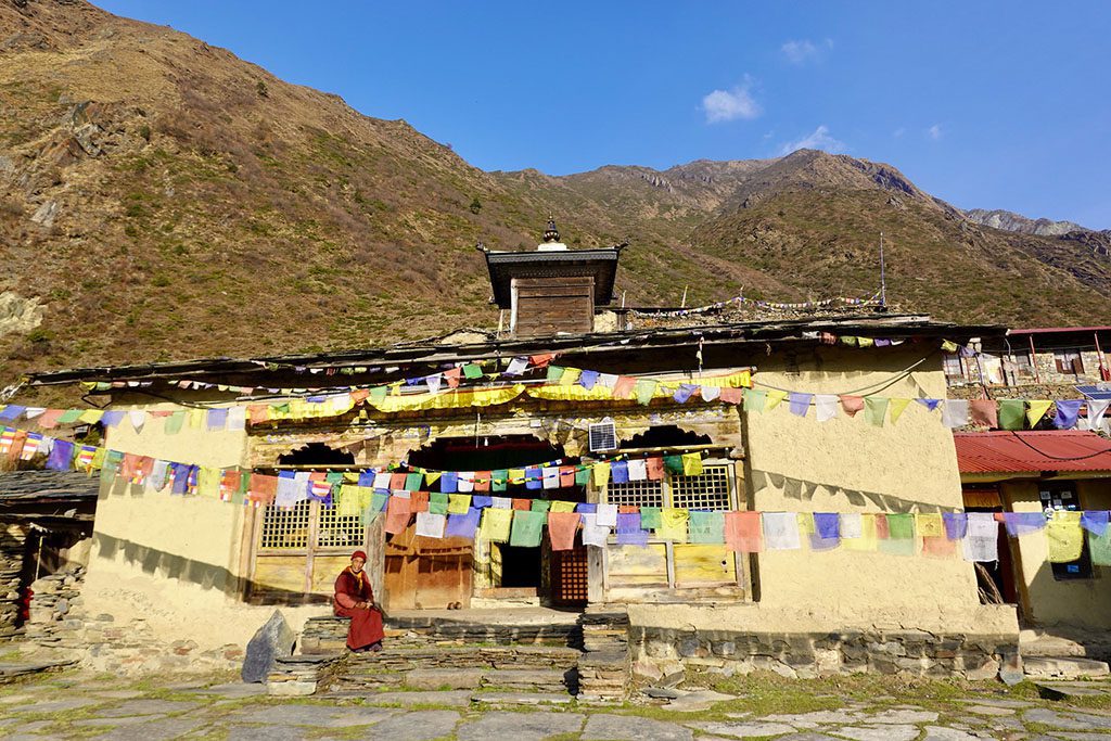 one of the oldest Mu gompa in tsum valley trek