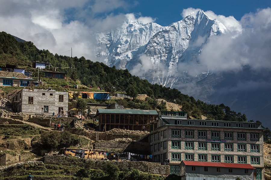 Namche bazar panorama
