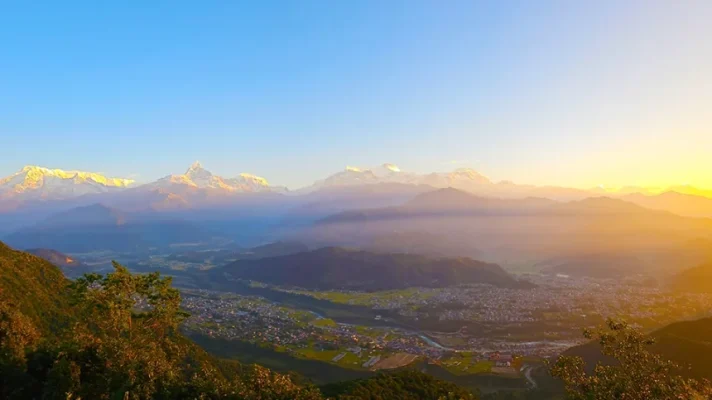 Early morning view form sarangkot