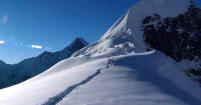 Tent-peak-climbing