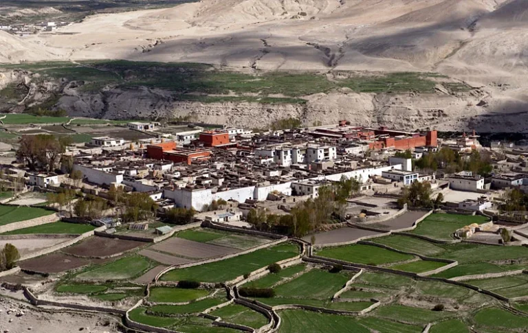 Beautiful village of lo manthang