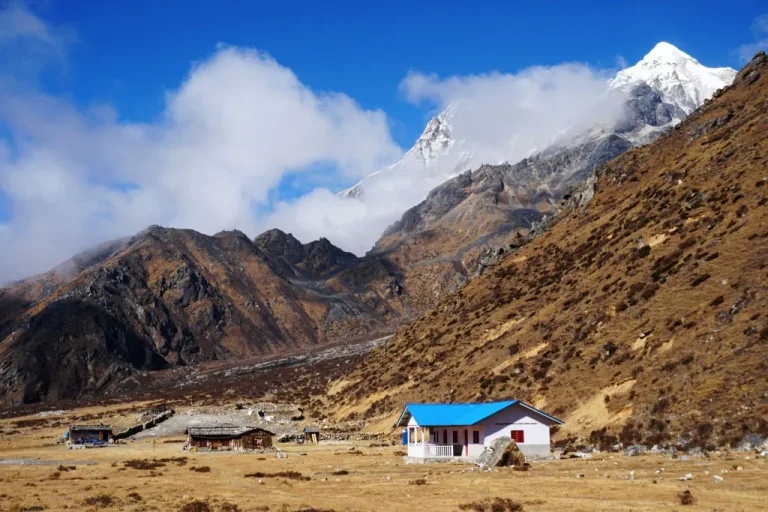 View of Ramche on kanchenjunga trek