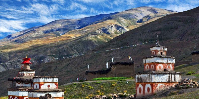 beautiful shey gompa area