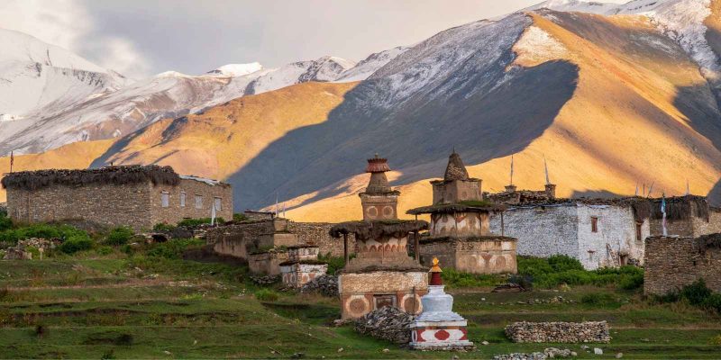 view around shey gompa