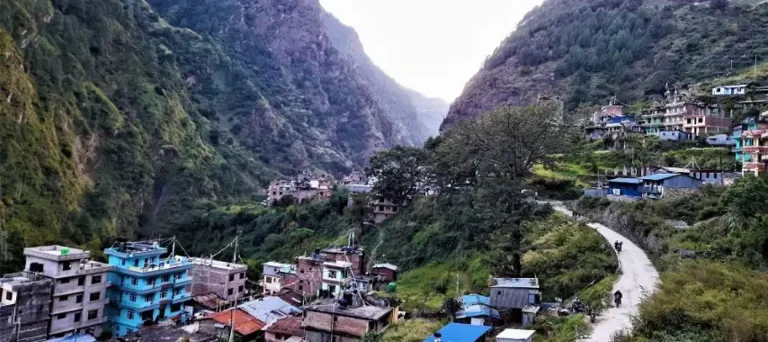 Syabrubesi village in Langtang