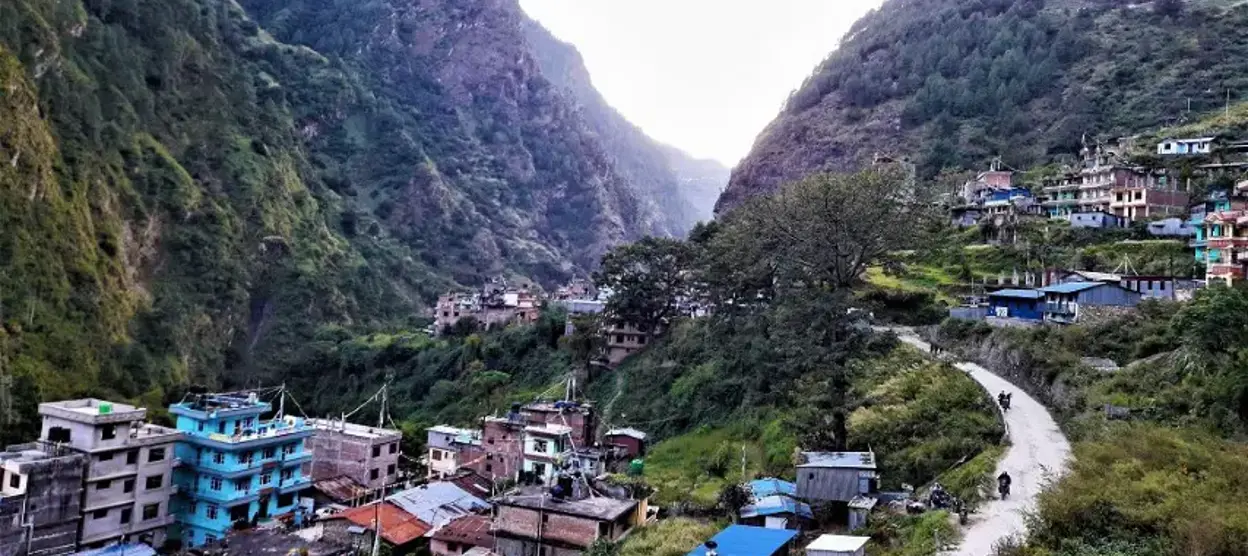 Syabrubesi village in Langtang