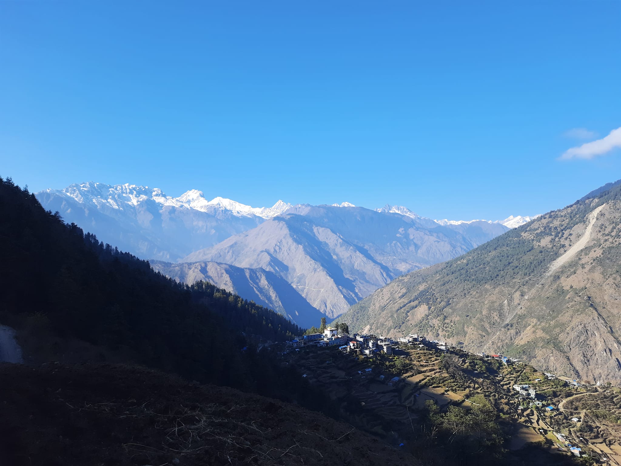 VIew of Thulo syabru