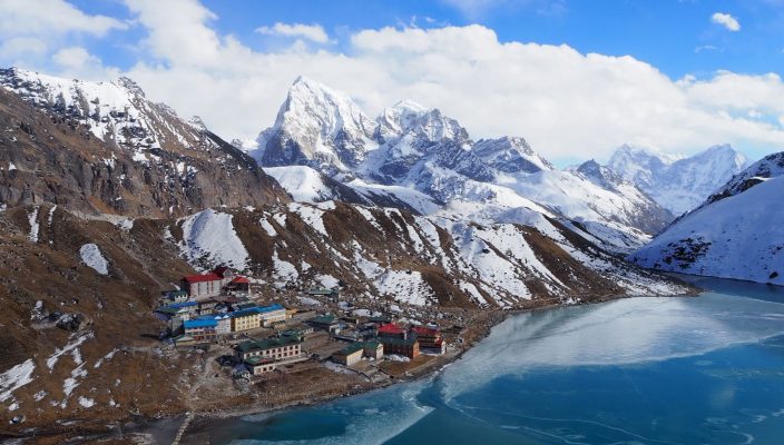 Gokyo Village panorama