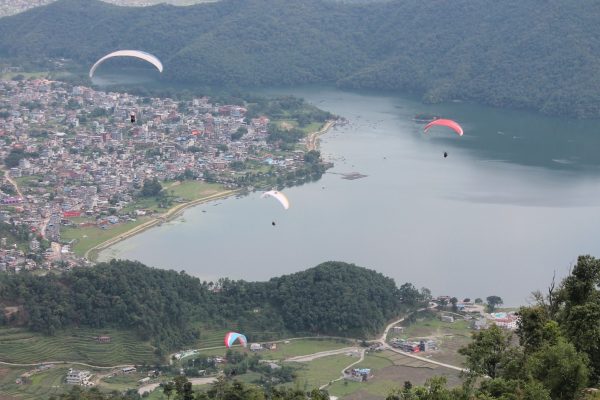 Paragliding from Sarangkot