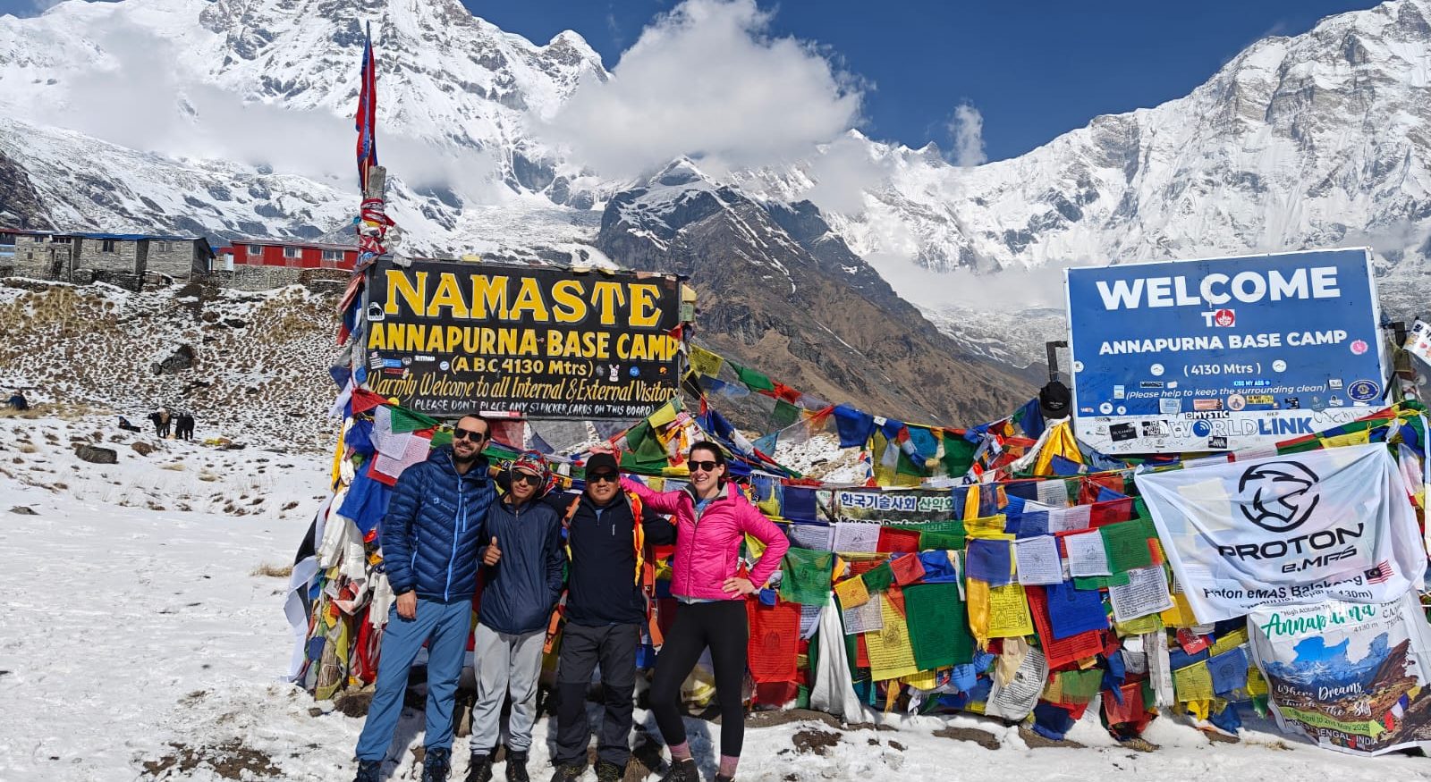 Annapurna Base Camp sign