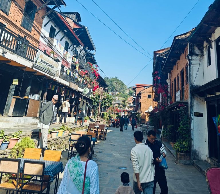 Bandipur Village in the morning