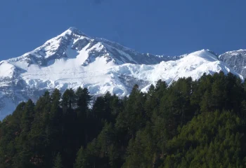 Annapura circuit trek mountain panorama