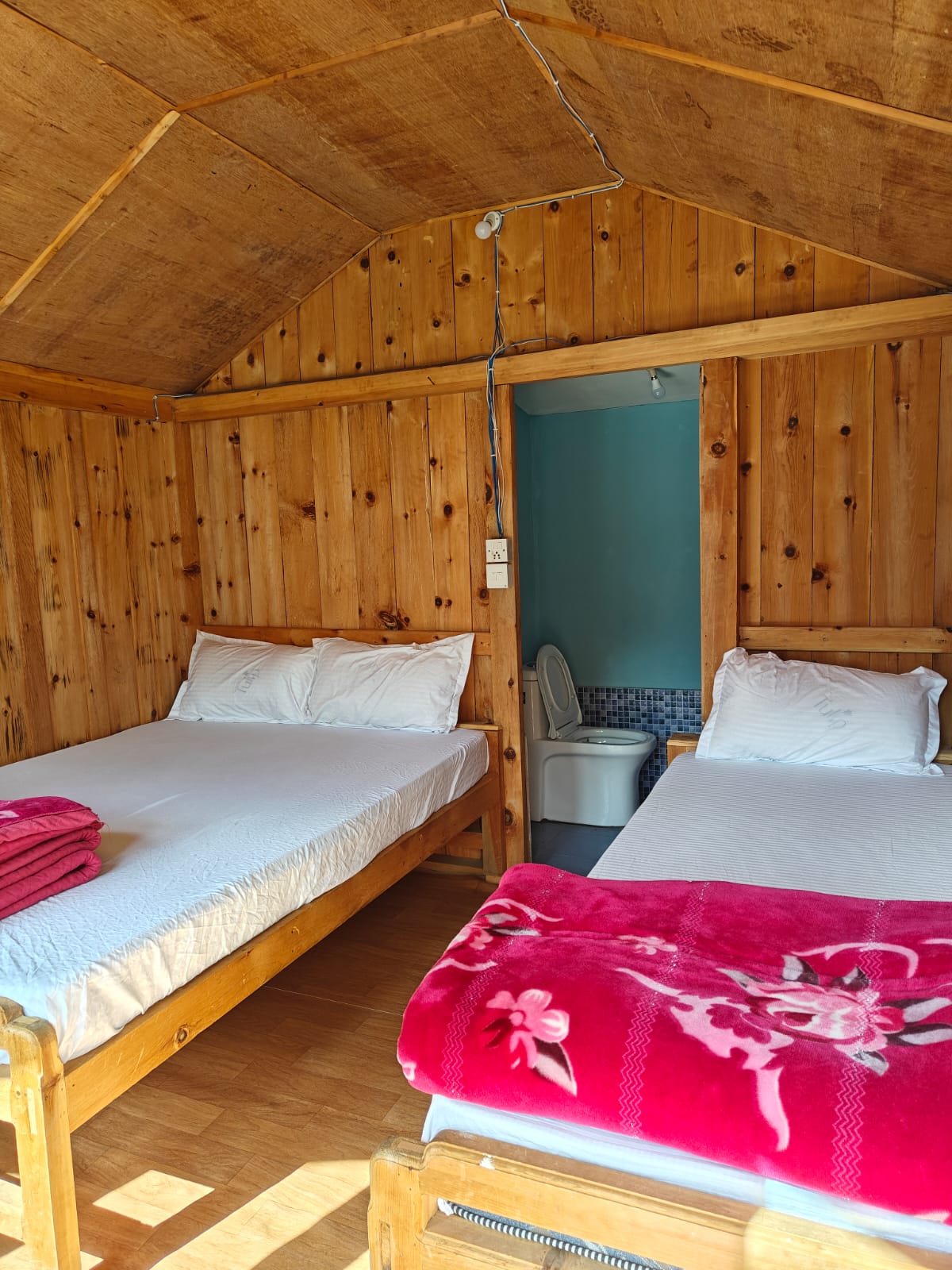 Standard room inside Manag Marsyandi New Cottage Upper Pisang Annapurna Circuit Nepal