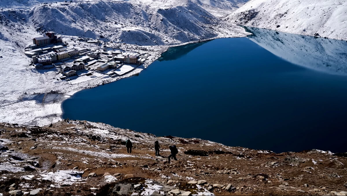 Gokyo Lake and village