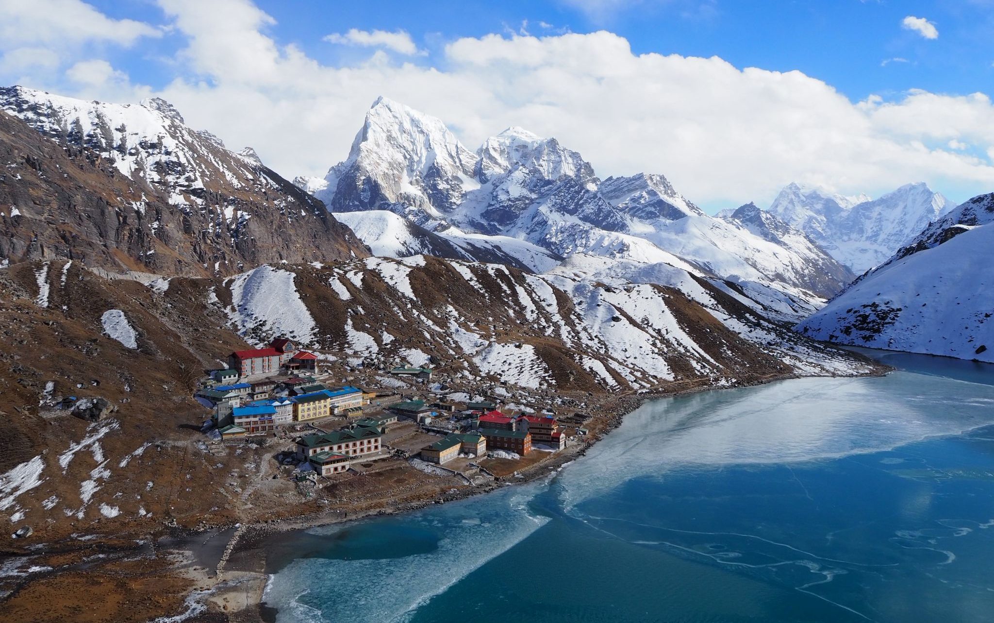 Gokyo Valley from the top