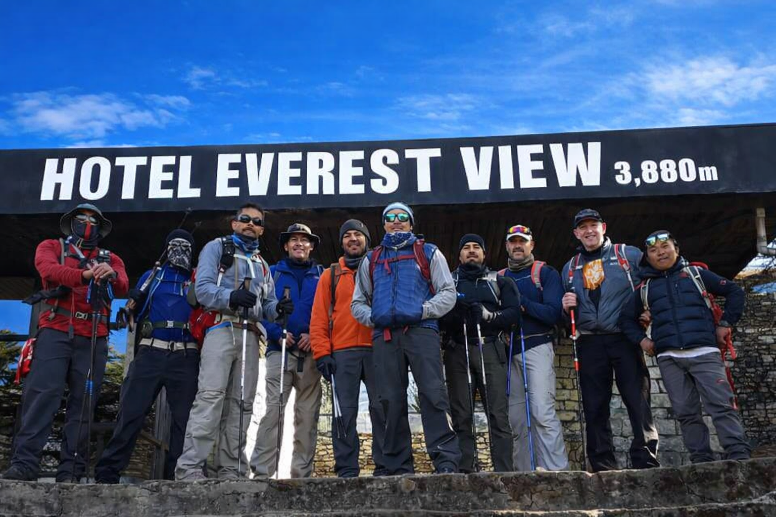 Hotel Everest View above Namche Bazaar, a popular acclimatisation hike on the Everest Base Camp trek