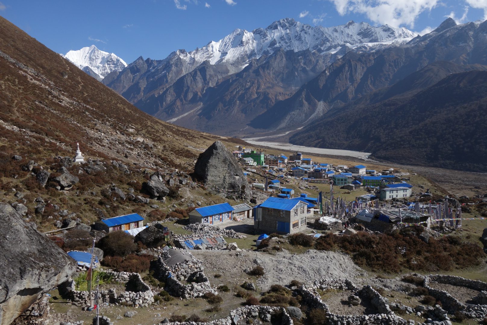 Langtang Valley in the Rasuwa region of Nepal