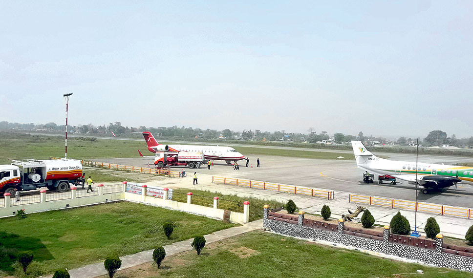 Bhadrapur Airport, the main air gateway for eastern Nepal