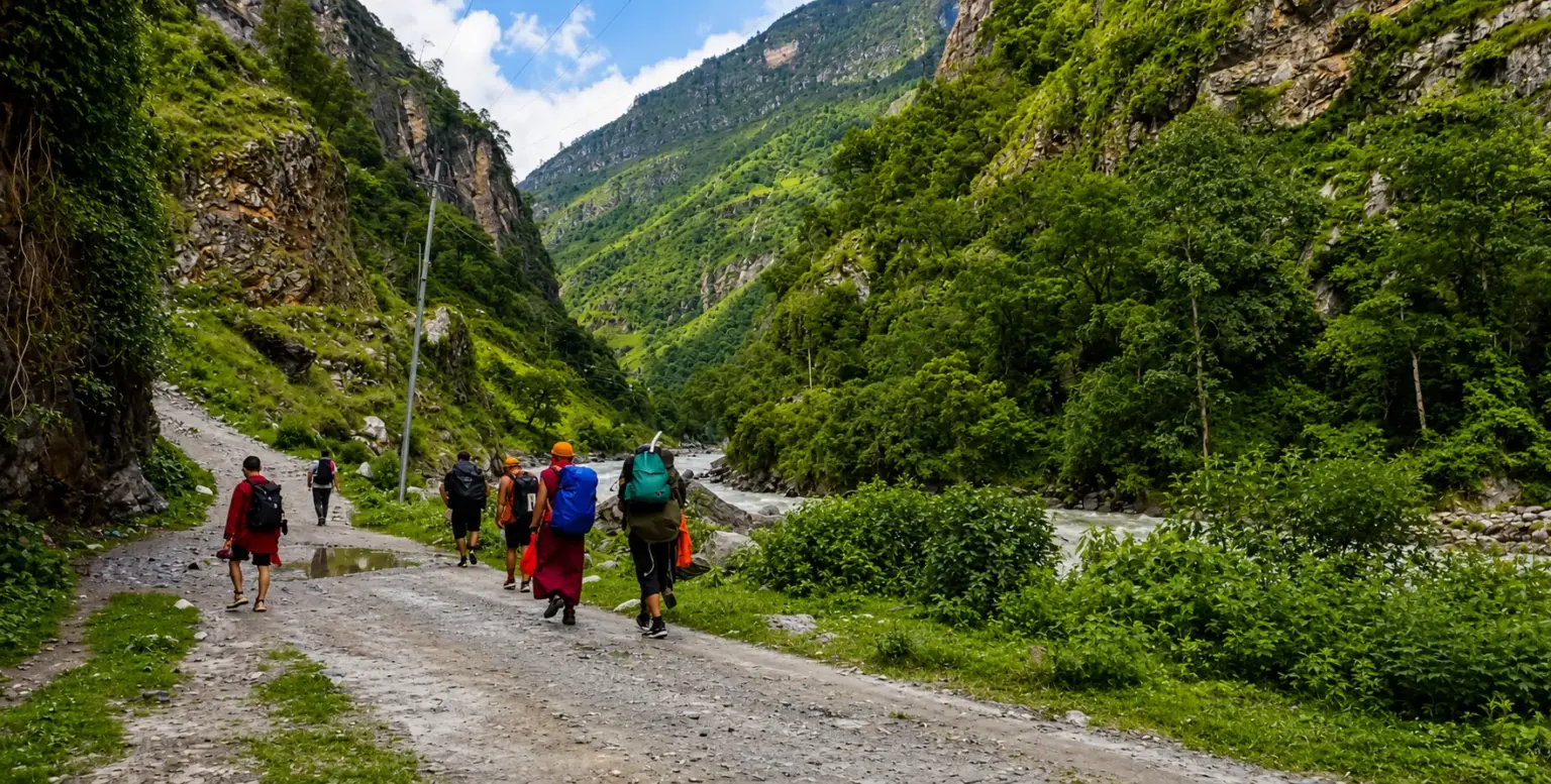 Maccha Khola Trek starts