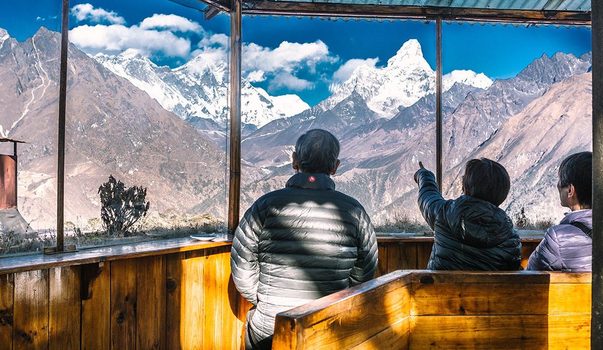 Sun room at Everest View Hotel Khumbu Nepal