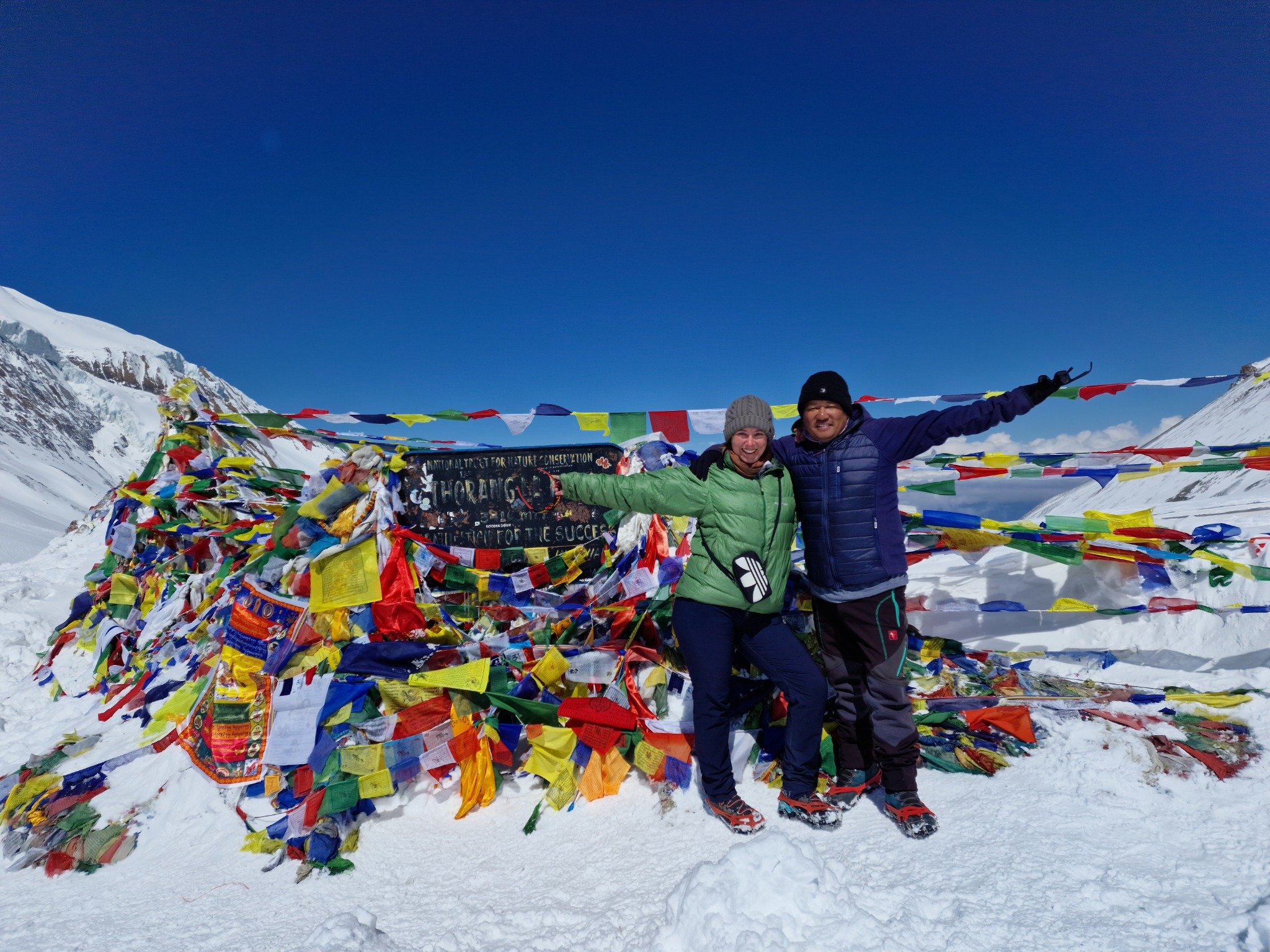 Thorong La Pass on the Annapurna Circuit, Nepal