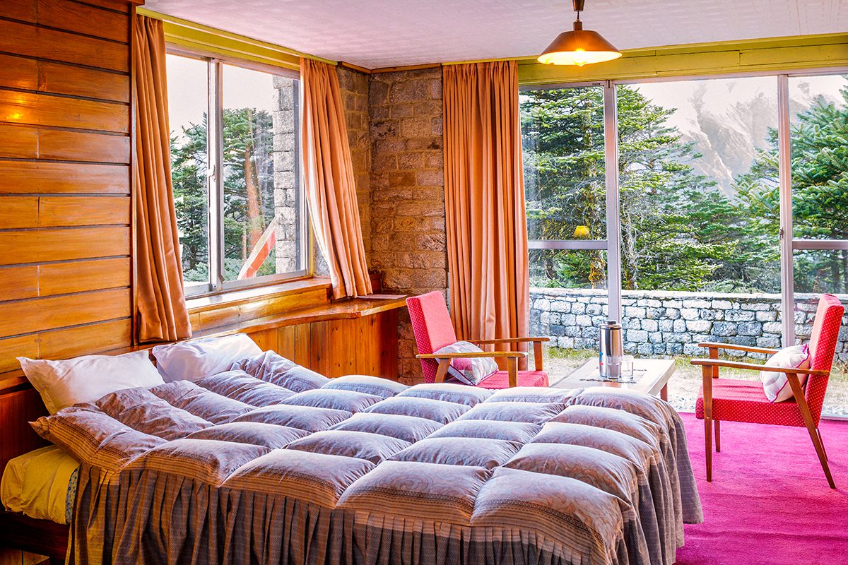 Guest room at Hotel Everest View