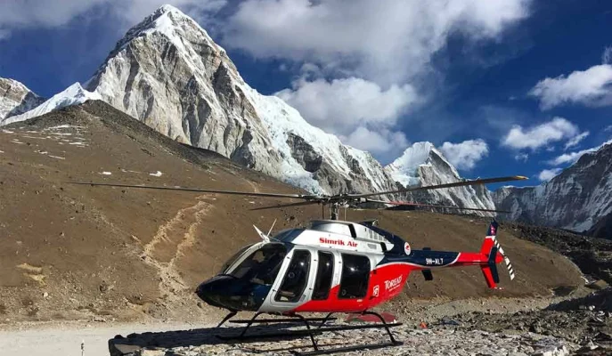 Everest Base Camp trek with Helicopter return