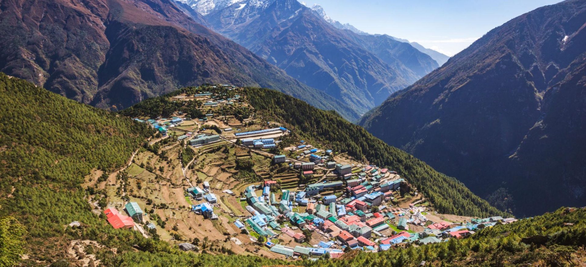 Namche bazar view form the top
