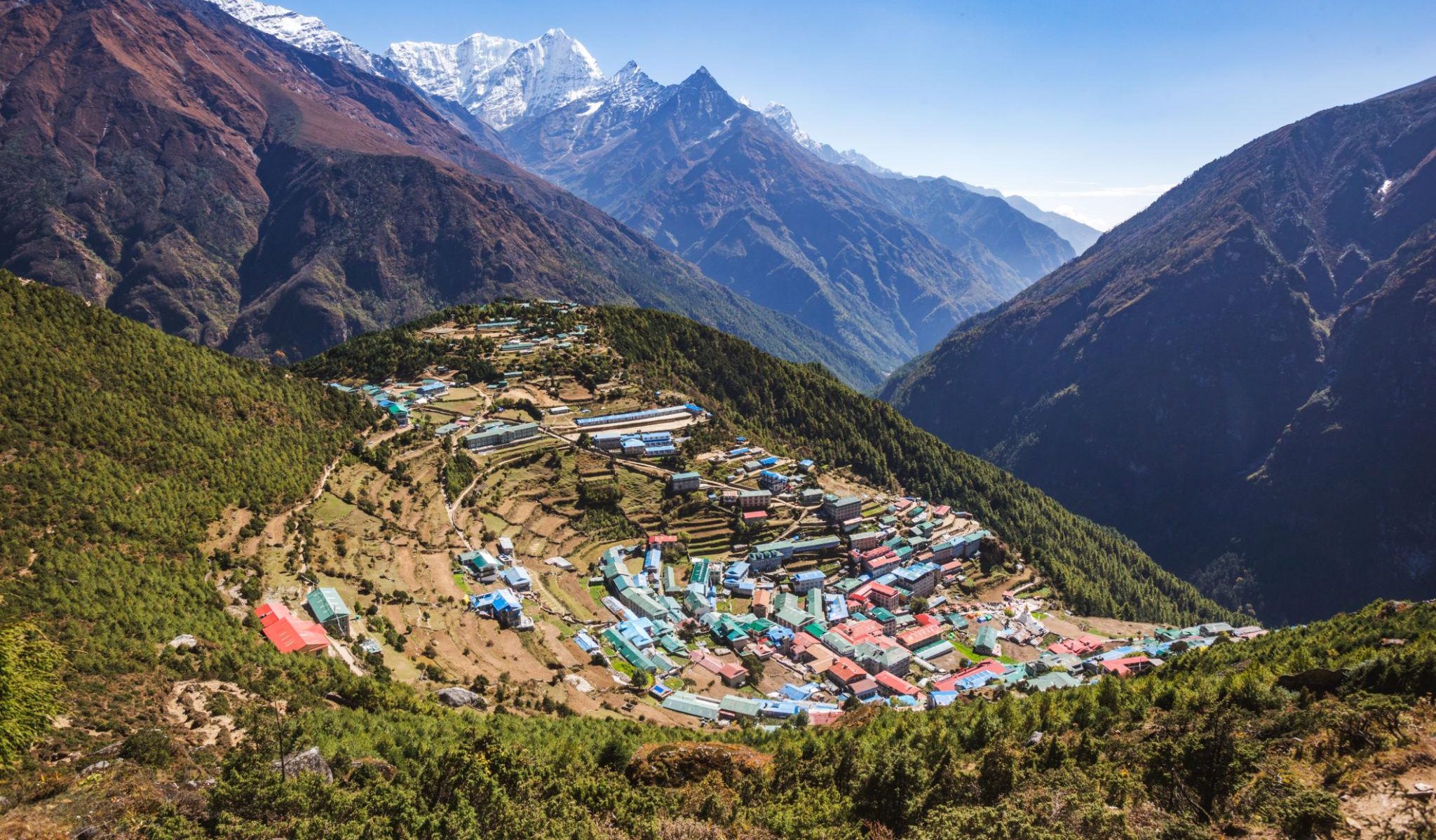 Namche bazar view form the top