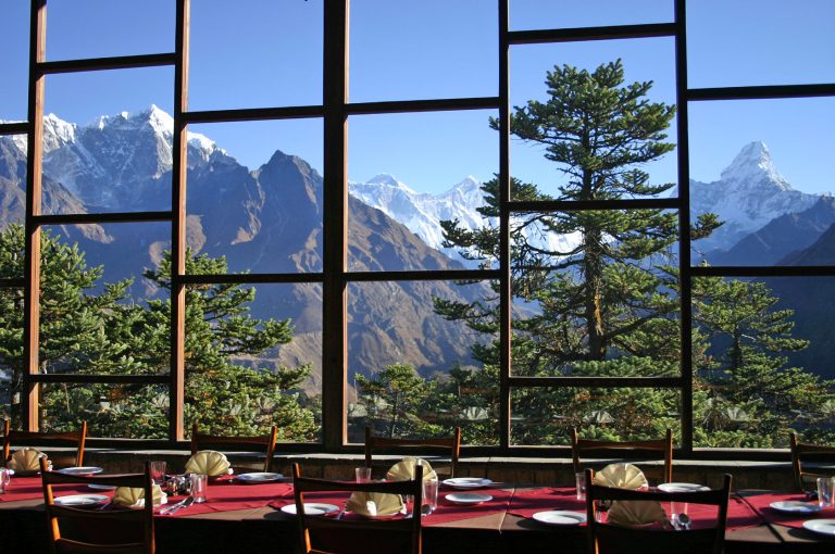 Panoramic dining experience at everest view hotel