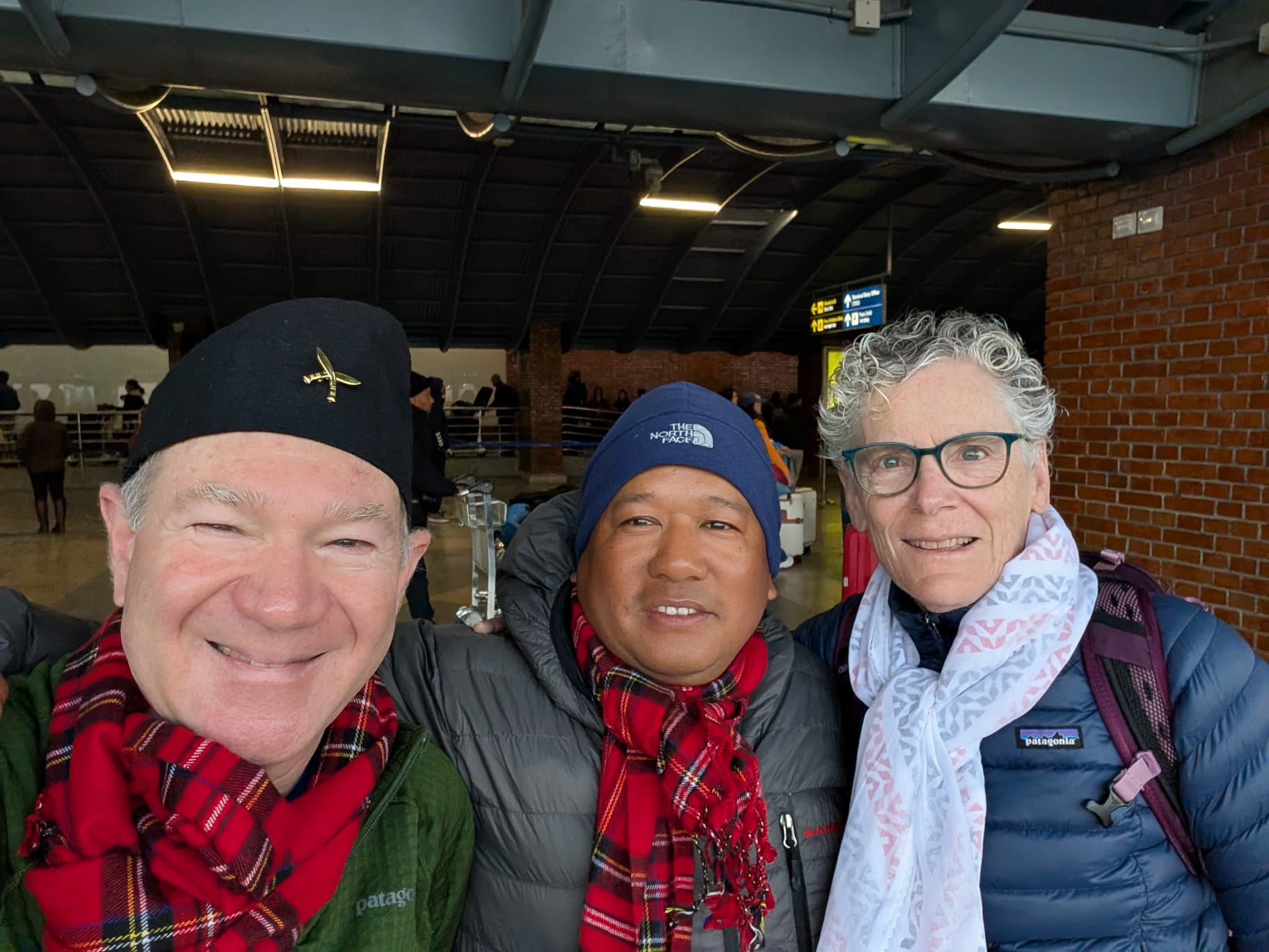 Tribhuvan International Airport in Kathmandu, where most trekkers get their Nepal visa on arrival