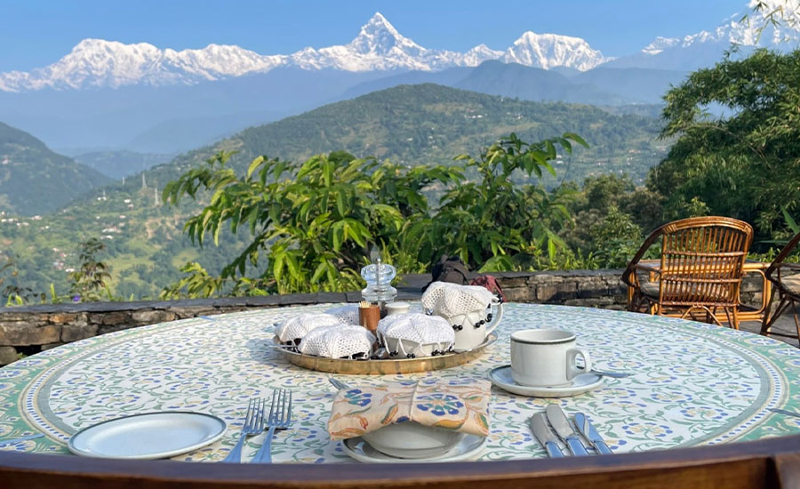 Sunrise in Dhulikhel, Fly to Pokhara